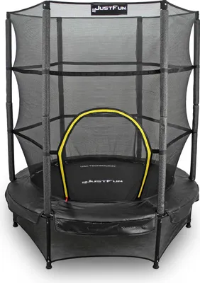 Image de JUST FUN SCHWARZ Trampoline d'intérieur 140cm