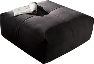 Produktbild von KAWOLA Hocker PALACE Polsterhocker velvet schwarz