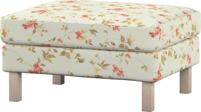 Produktbild von Dekoria Bezug für Karlstad Hocker, blau-rosa, Husse, Karstadt Hocker