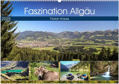 Produktbild von Faszination Allgäu (Wandkalender 2025 DIN A2 quer), CALVENDO Monatskalender