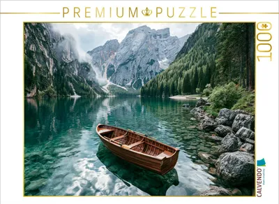 Produktbild von CALVENDO Puzzle Pragser Wildsee, Italien | 1000 Teile Lege-Größe 64x48cm Foto-Puzzle für glückliche Stunden