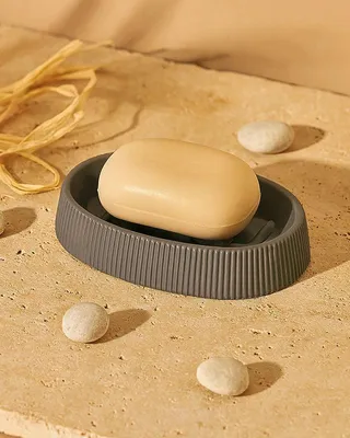 Immagine prodotto di Portasapone in plastica grigio London
