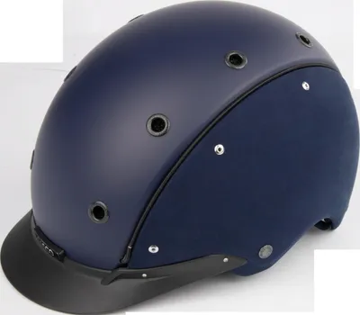 Produktbild von CASCO Champ Embellis Blau Reithelm, Farbe:blau velour, Größe:58-62 cm
