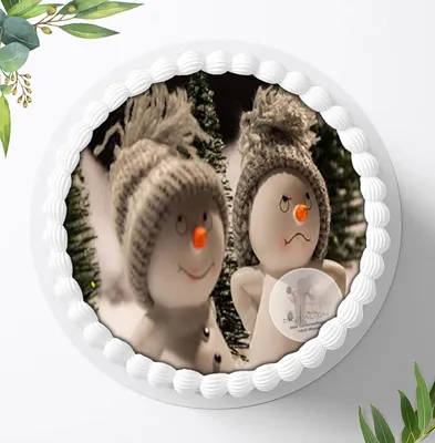 Produktbild von Für die Geburtstags Torte ein Tortenaufleger, Zuckerbild mit dem Motiv: Weihnachten, Essbares Foto für Torten, Fondant, Ø 20cm, 0012w