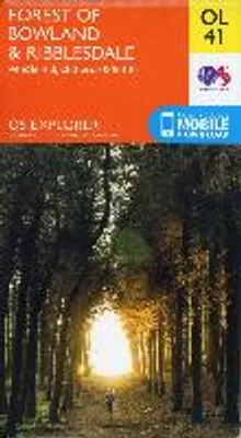 Productafbeelding van Nationaal Park Forest of Bowland & Ribblesdale, schaal 1:25.000