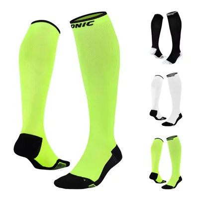 Produktbild von ONIC GEAR Sport Kompressionsstrümpfe - Damen & Herren - Neon Gelb - Größe S