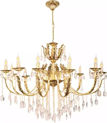 Productafbeelding van Hängeleuchte Kronleuchter Lampe Lampen Kristalllampe Deckenleuchte 113x140