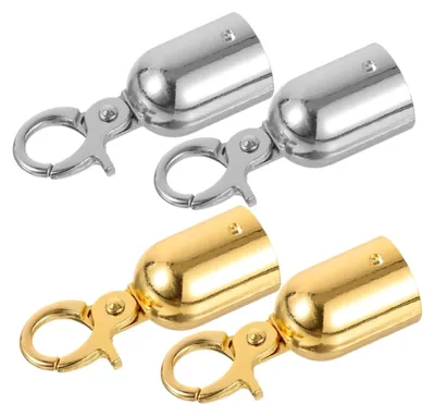 Produktbild von 4 Stück Edelstahl Seilendhaken mit Schraube für Geländer, Handläufe und Heimdekoration