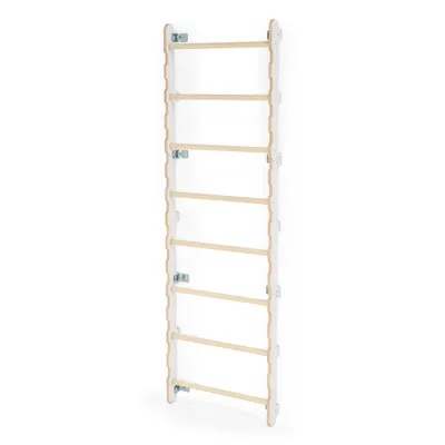 Produktbild von Sprossenwand für Kinder Indoor Klettergerüst Turnwand aus Yarnwood (210 cm) CE 100% ECO