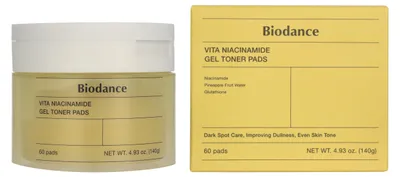 Immagine prodotto di BIODANCE - Vita Niacinamide Gel Toner Pad 60 pezzi - dischetti schiarenti per il viso