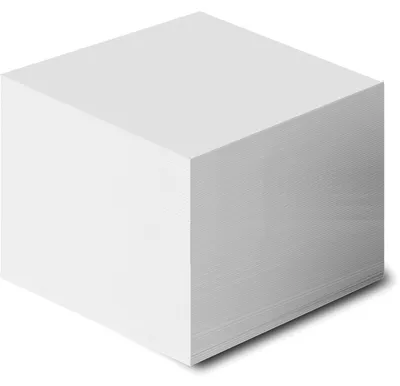 Produktbild von Notizzettel für Zettelbox 9,6x9,6cm VE=500 Stück weiß