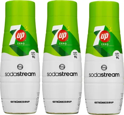 Zdjęcie produktu dla 3x Syrop do SodaStream 7UP Free Zero Cukru