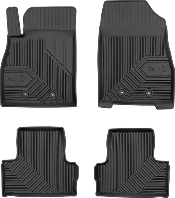 Produktbild von Fußmatten Gummimatten No.77 für Opel Ampera 2012-2014 TPE Gummi Schwarz 4 tlg