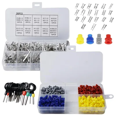 Steckerstifte-Set, gecrimpte Anschlussstifte 1–3,5 mm², korrosionsbeständig