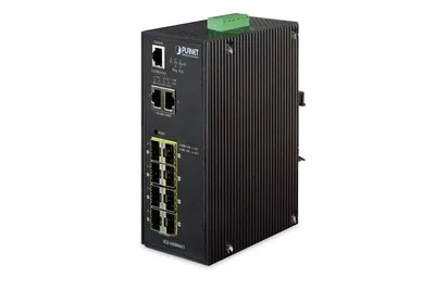 Produktbild von PLANET IGS-10080MFT, Managed, Gigabit Ethernet (10/100/1000), Vollduplex, Wandmontage