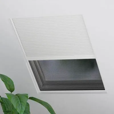 Produktbild von Dachfenster Insektenschutz Plissee weiß 100 x 160 cm