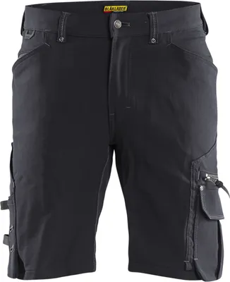 Produktbild von Blakläder® Handwerker Shorts 4-Wege-Stretch ohne Nageltaschen 1987 1644 aus der Serie X1900 in div. Farben, Farbe:schwarz, Größe:56