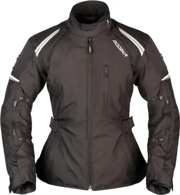 Produktbild von Modeka Violetta Damen Motorrad Textiljacke, schwarz/schwarz, 38