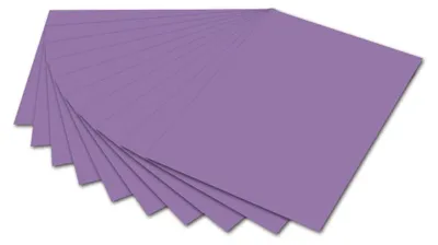 Produktbild von folia Tonpapier DIN A4 130 g/qm flieder 100 Blatt