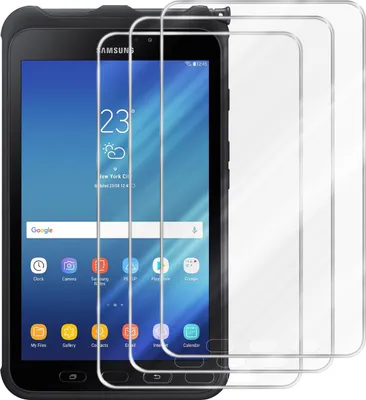 Image de Cadorabo 3x film de protection pour Samsung Galaxy Tab Active en CRISTAL CLAIR verre trempé de protection d'écran film blindé