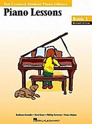 Imagen del producto de Piano Lessons Book 3 Hal Leonard Student Piano Library Intermediate Piano Method with Sight-Reading, Rhythm, and Improvisation Learn Folk, Jazz, Classical, and Contemporary Styles