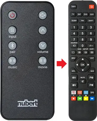 Produktbild von Fernbedienung geeignet für NUBERT NUBOXAS225