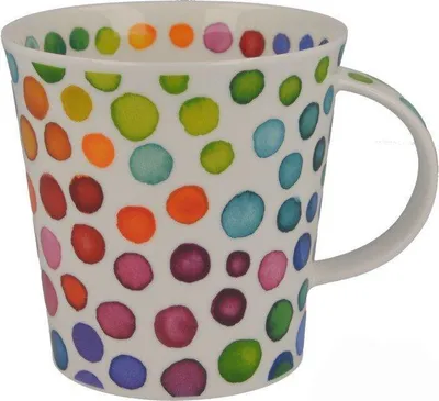 Obrázok produktu pre DUNOON Becher Cairngorm Hot Spots 0,48l Fine Bone China Porzellan 480 ml Tasse