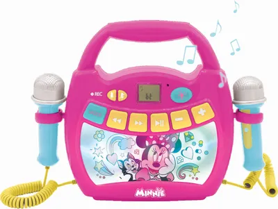 Immagine prodotto di Altoparlante Bluetooth leggero di Minnie Mouse con microfono e batteria ricaricabile
