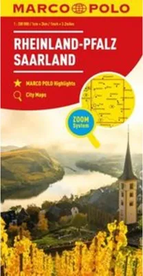 Obrázok produktu pre MARCO POLO Regionálna mapa Nemecko 10 Porýnie-Falcko, Sársko 1:200 000: Wegenkaart Schaal 1 : 200 000