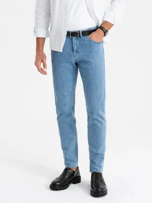 Produktbild von Ombre Clothing Denim-Hosen für Männer Bardhush hellblau L