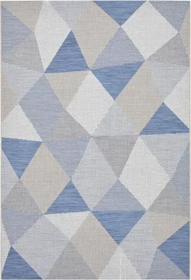 Image de OULENCE 3 Tapis kilim d'extérieur rectangulaire tissé
