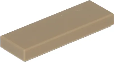 Produktbild von Lego® 1x3 Fliesen 63864 - 100 Stück Dunkles Beige