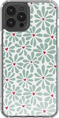 Zdjęcie produktu dla etui imoshion Design do Apple iPhone 12 (Pro) - Bloom Love Sage Green