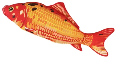 Elektrisches Fischspielzeug für Katzen, 28 cm, USB, Plüsch