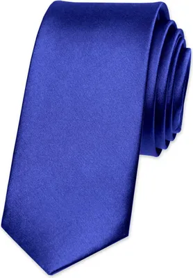 Produktbild von Krawatte Herren Hochzeit Konfirmation Slim Tie Retro Business Schlips schmal Autiga® mittelblau