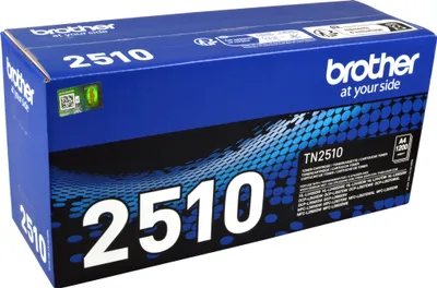 Produktbild von Brother TN-2510, 1200 Seiten, 0 Seiten, Schwarz, 1 Stück(e)