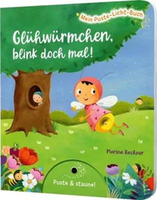 Produktbild von Mein Puste-Licht-Buch: Glühwürmchen, blink doch mal!