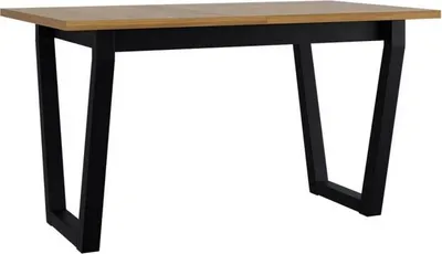 Obrázek produktu pro Rozkládací jídelní stůl 140x80 cm ALVARADO 2 - dub grandson / černý