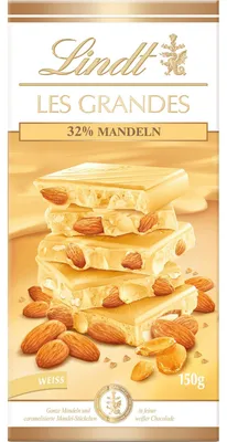 Produktbild von Lindt Schokolade | LES GRANDES Mandel Weiß, 150g Tafel, Geschenk