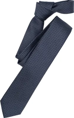 Produktbild von VENTI Herren Business-Krawatte 6cm Seide gewebt Blau gemustert
