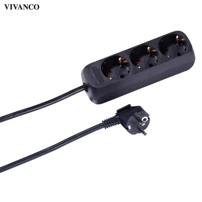 Produktbild von ViVanco™EBL 3B 5, 5 m, Drinnen, Typ F, Type F (CEE 7/4), 1,5 mm², Kunststoff