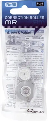 Image de Plus Japan 48532 Recharge de roller correcteur 4,2 mm x 6 m