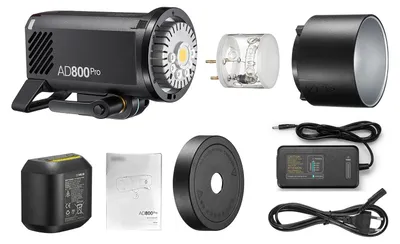 Obrázek produktu pro Blesk 800 Ws, 40 W, dvoubarevná LED kontrolka, výstupní výkon 1/512, vysokorychlostní synchronizace, fotografování pro venkovní studio, E