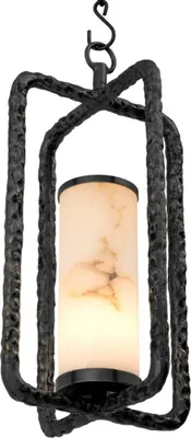 Zdjęcie produktu dla żyrandol Casa Padrino vintage mosiądz alabaster Ø 29 x wys. 59 cm