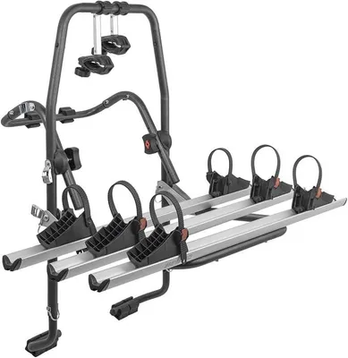 Produktbild von Menabo Fahrradträger Stand Up 3 auf Heckklappe, Fahrradträger für 3 Fahrräder, 45 kg Tragkraft