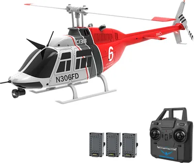 Produktbild von 2.4 GHz Ferngesteuerter Hubschrauber 4CH - Ein-Klick Start/Landung, Gyroskop