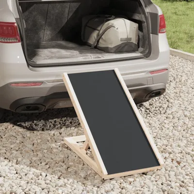 Produktbild von Stabli Hunderampe Grau 70x35cm Massivholz Tanne - DE816629 - Sonstiges Kleintierzubehör