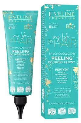 Zdjęcie produktu dla Eveline Cosmetics My Life My Hair – peeling do twarzy, oczyszczanie, nawilżenie