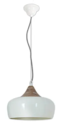 Zdjęcie produktu dla Metalowa lampa wisząca / kość słoniowa