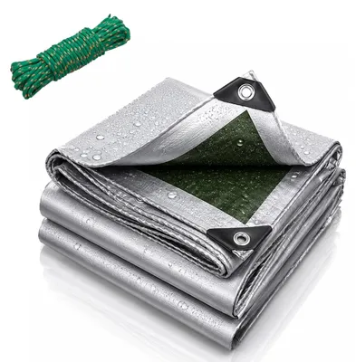 Imagen del producto de Lona impermeable de 3 x 3 metros con ojales
